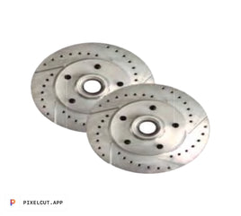 11" Ford Granada Rotors Drilled & Slotted